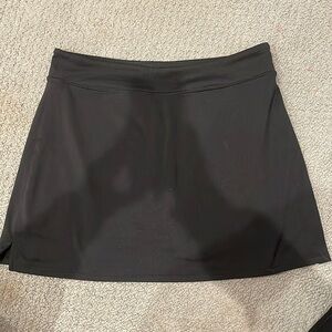 Black skirt with shorts under